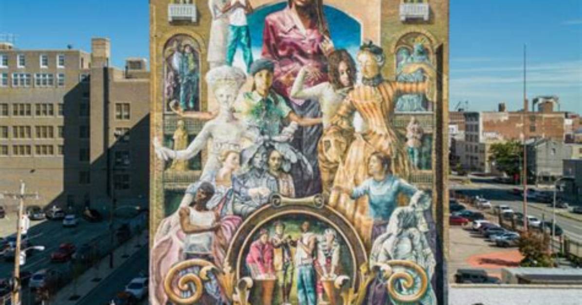 See the Mural Philly Artist Captures the Magic of the Classic Lebron And