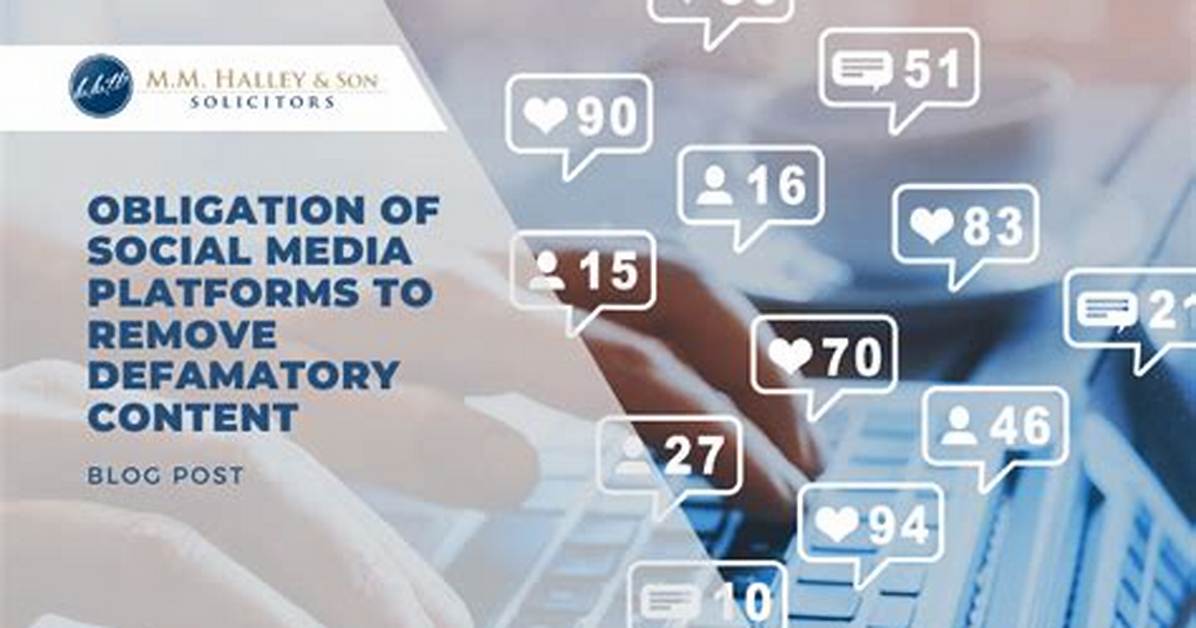 Social Platforms Move to Purge Defamatory