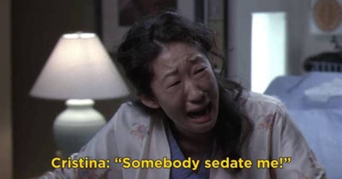 Somebody Sedate Me the Exact Scene Episode and Emotional Climax That Defined Early Grey S