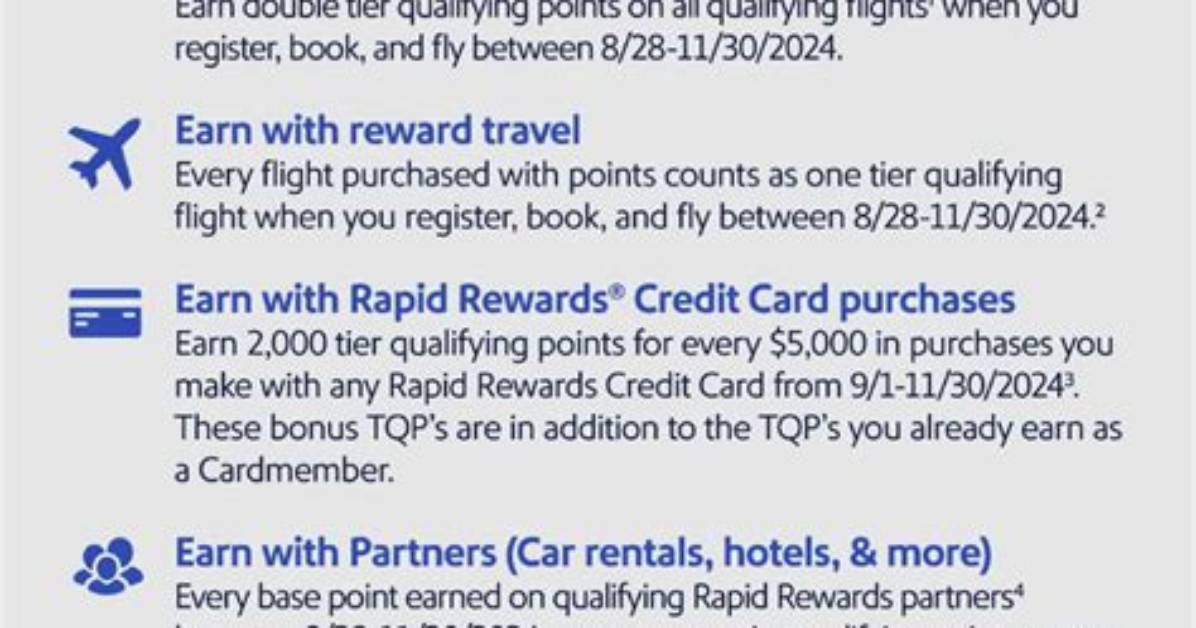 Southwest Loyalty Revamp Key Dates Qualification Rules And