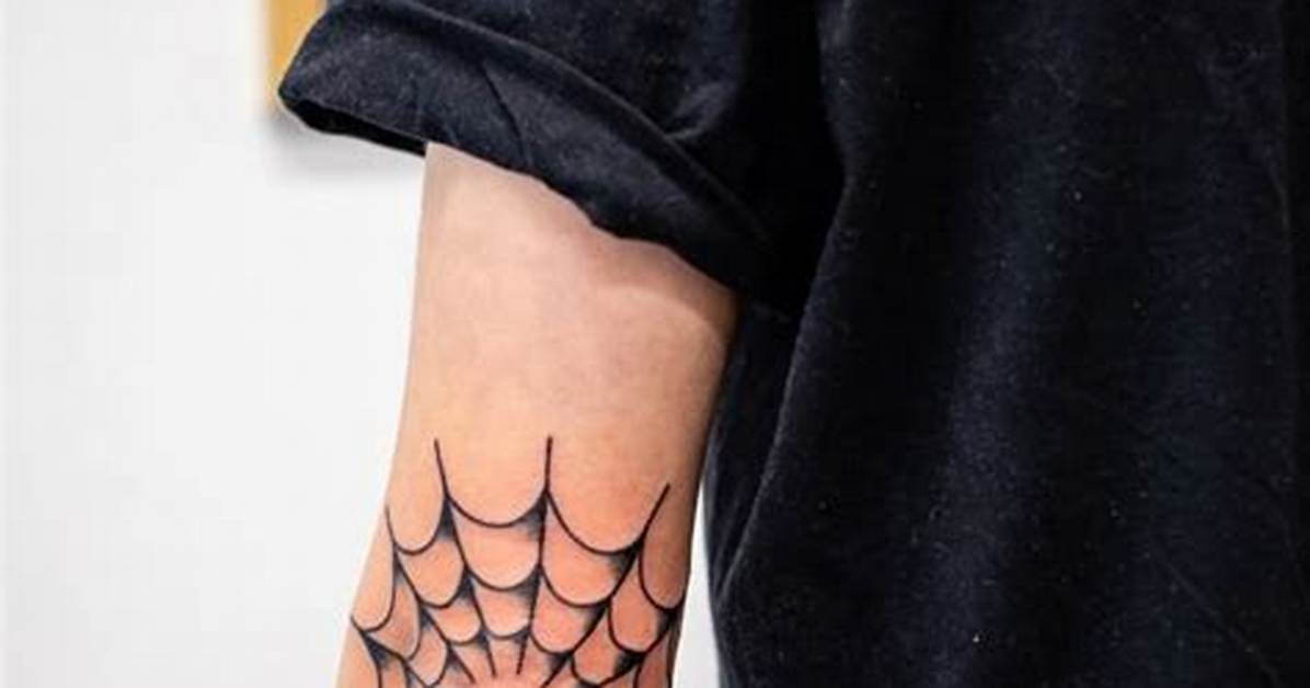 Spider Web Elbow Tattoo Meaning Complete Guide to Pain Symbolism And