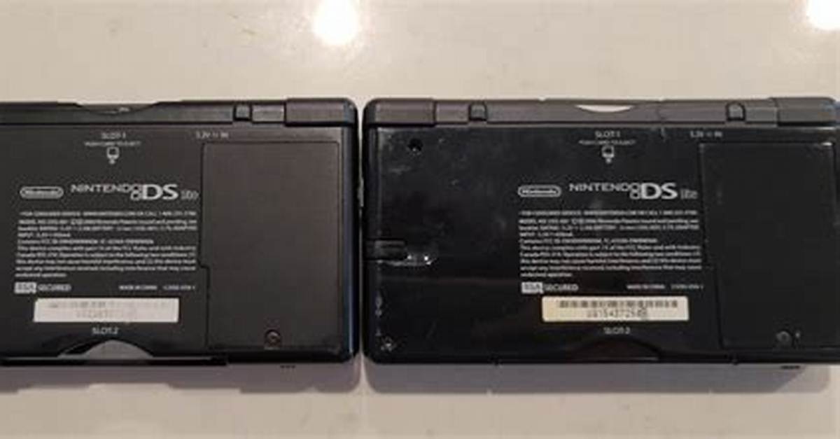 Spotting Fake Nintendo Ds