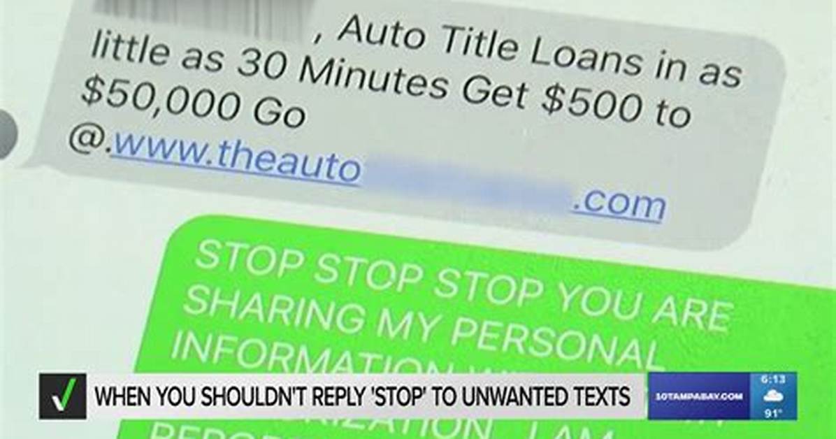 Stop Replying Stop the Shocking Mobile Danger Lurking In