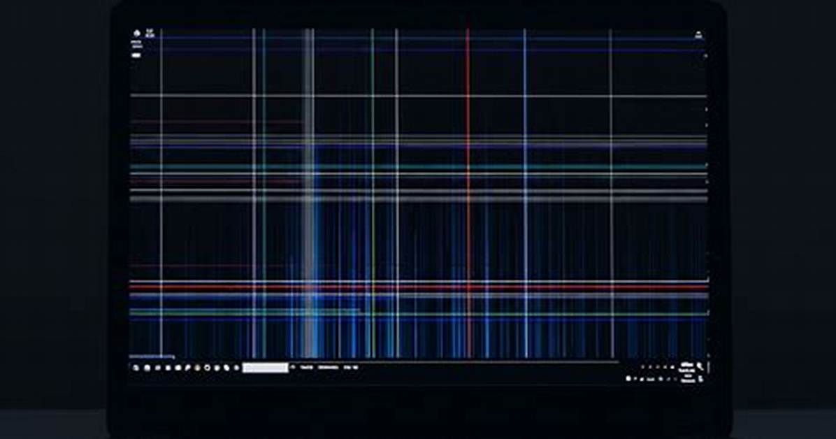 Sudden Laptop Display Lines Spike Tech
