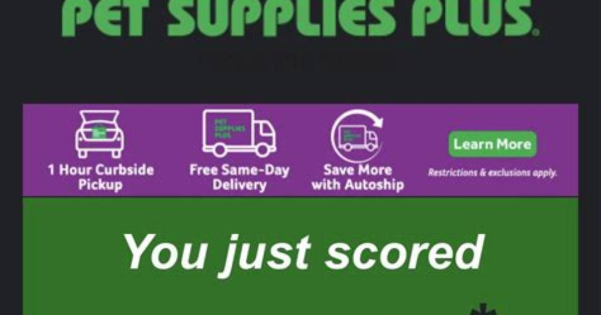 Tested Pet Supplies Plus Promo
