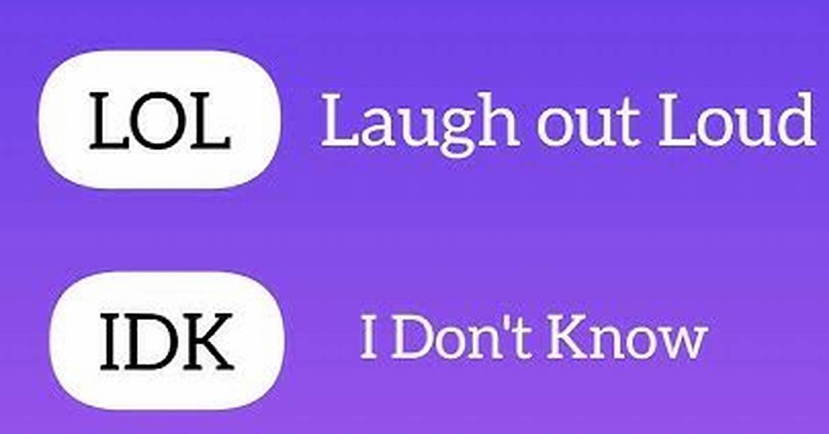 Texting Signals Decoded What Saying Idk What Do You Think