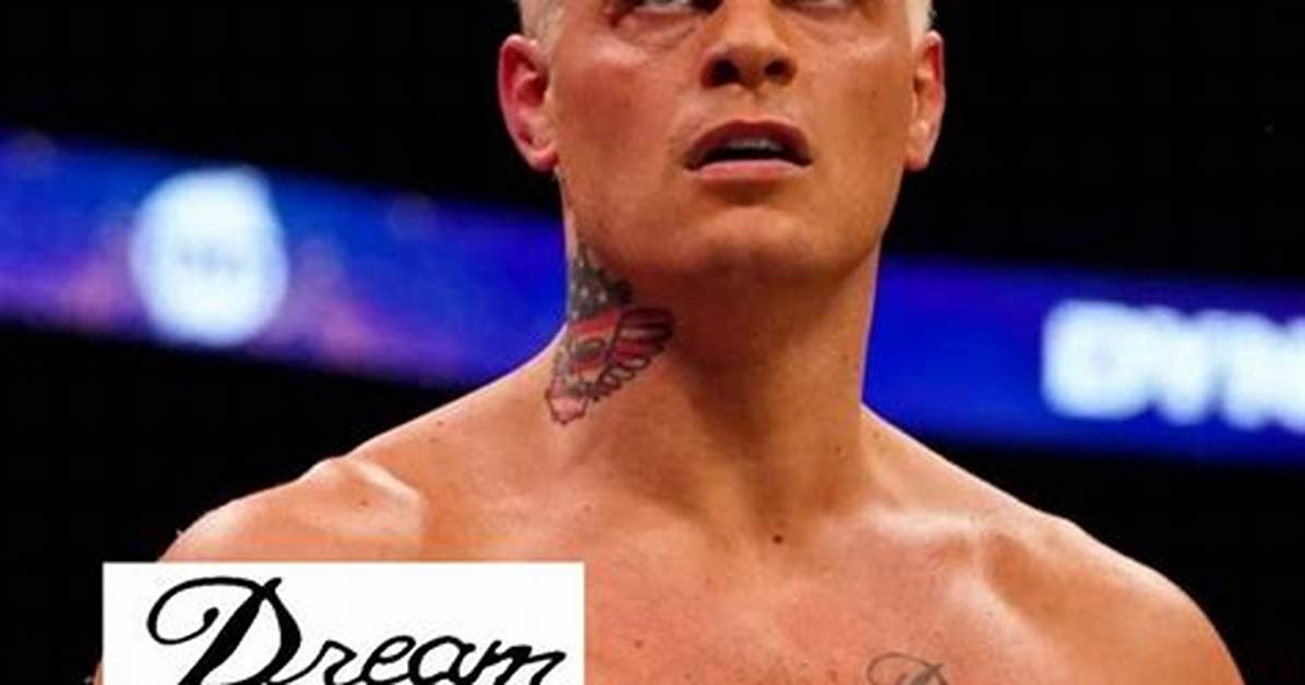 The Cody Rhodes Chest Tattoo Mystery Why His Infamous Ink Moved to His