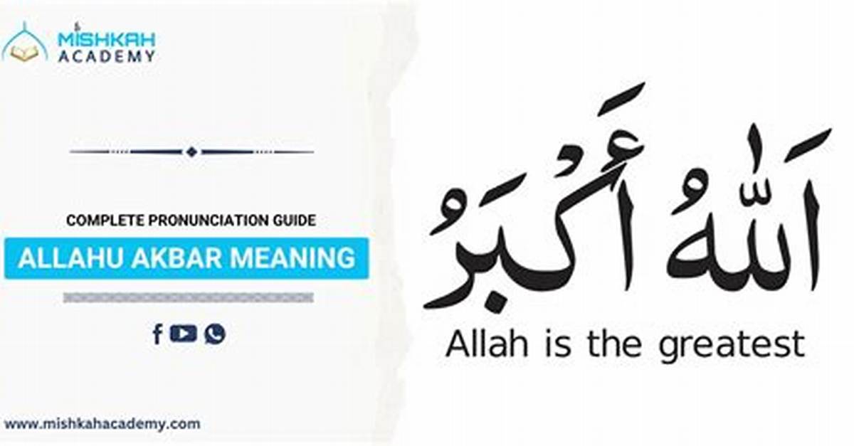 The Meaning of Allahu Akbar Complete Guide to History Meaning And