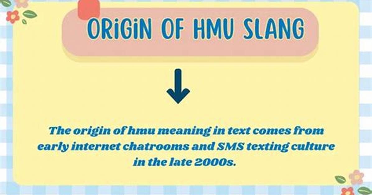 The Origin and Evolution of Hmu from Early Internet Forums to Modern