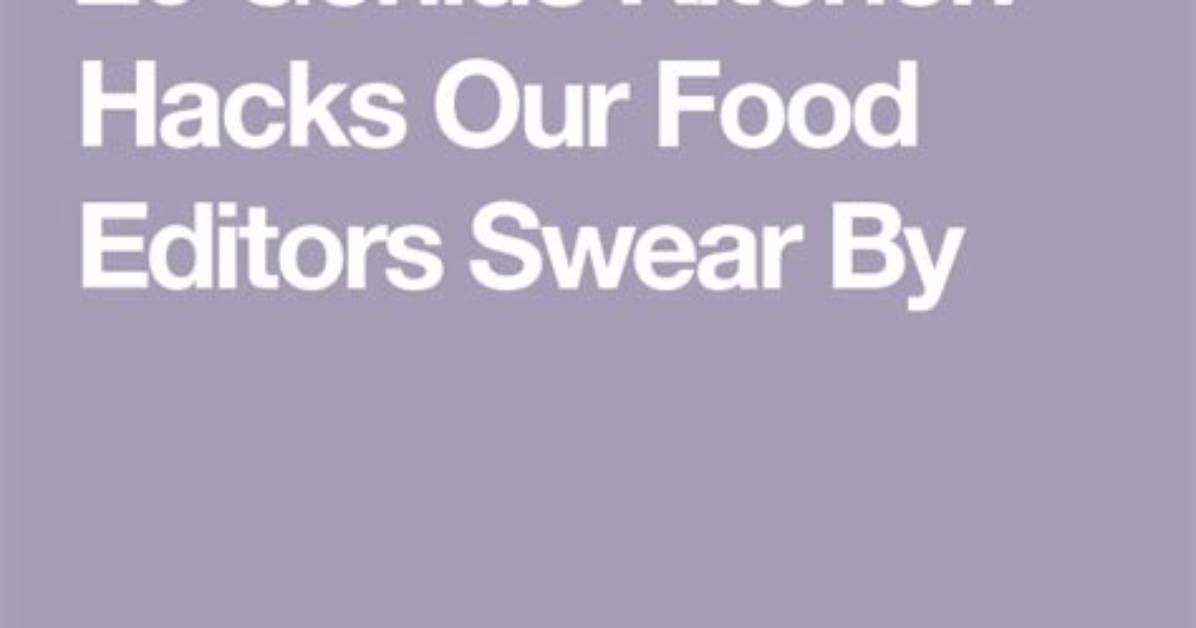 The Secret Swap Food Editors Swear by for Incredibly