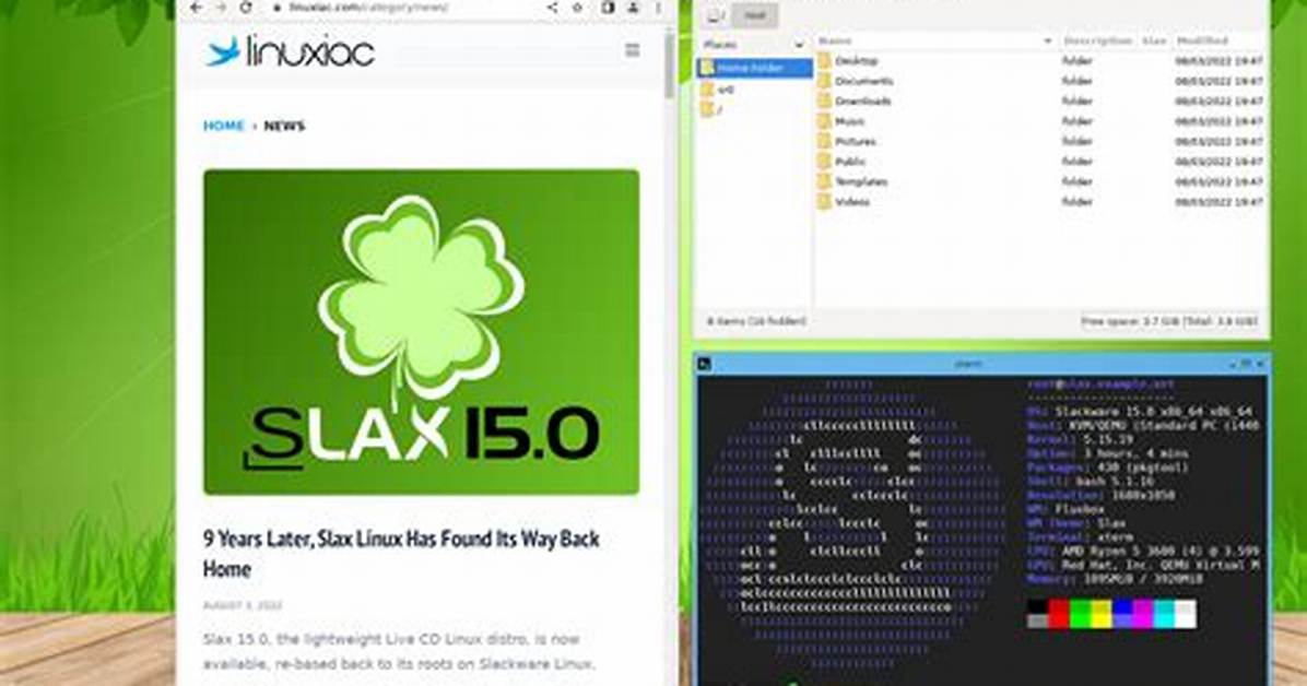 The Slax Linux Architecture Breakdown Slackware Roots Debian Branching And