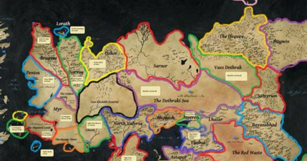 The Ultimate Map of Westeros and Essos Complete Guide to Continents Cities And