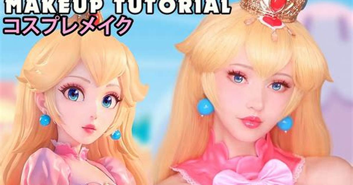 The Ultimate Princess Peach Makeup Breakdown Peach Lip Gloss Blush And