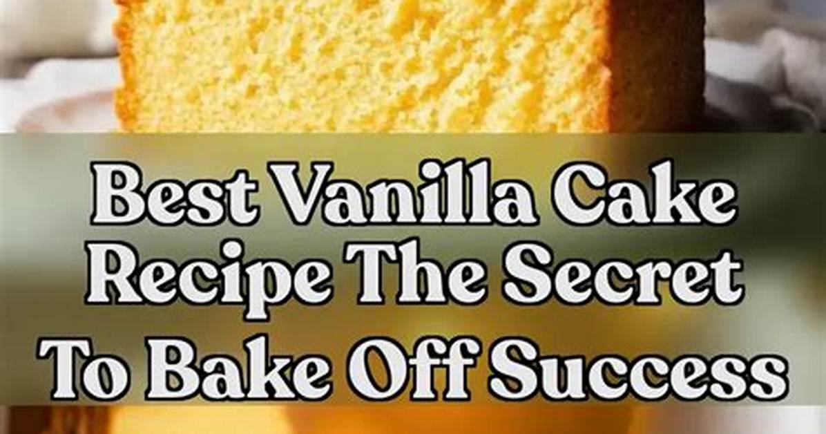 The Vanilla Cake Bake off Shocker Why Pro Bakers Shunned Scratch Recipes for One Box