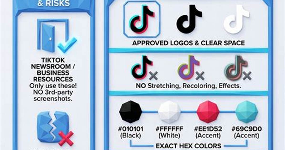 Tiktok Logo Assets Brand Guidelines Update What Creators