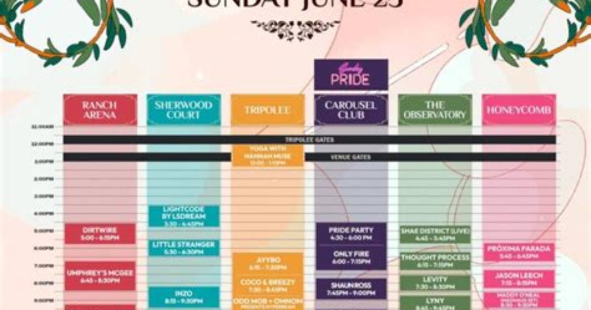 Timeline of Events How the Electric Forest Festival Investigation Unfolded over The
