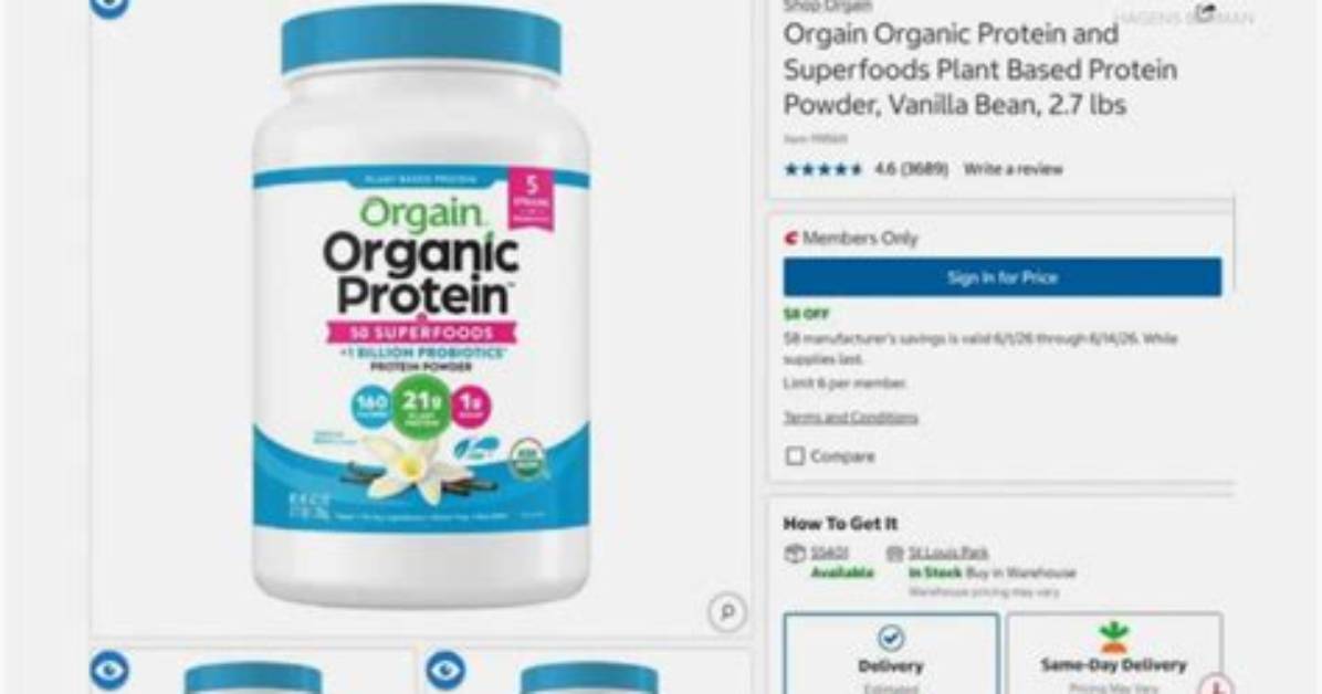 Toxic Heavy Metals Found in Costco Protein Powder Inside The