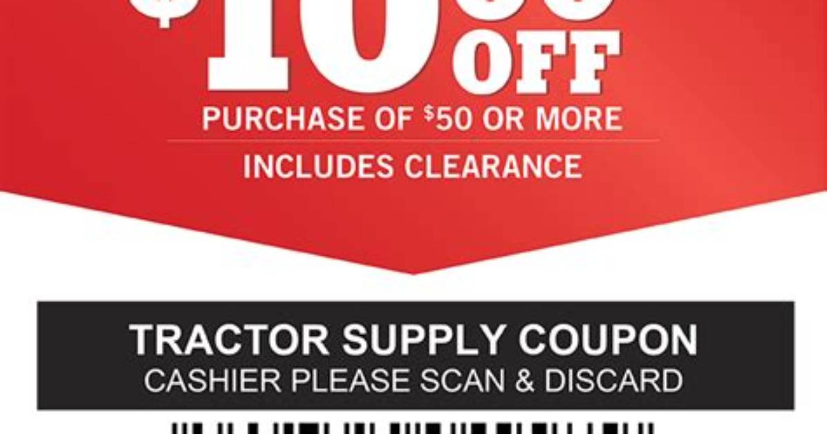 Tractor Supply Coupon Secrets How Shoppers Stack 64 Labor Day