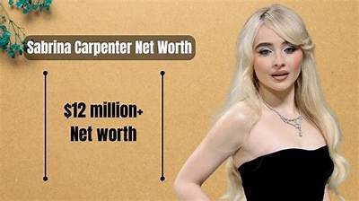 Uncovering the Opulent Net Worth of Sabrina Carpenter: a Comprehensive Analysis