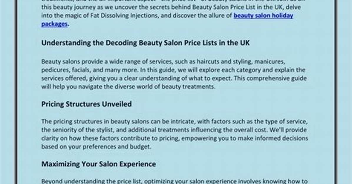 Unveiling the Beauty Of