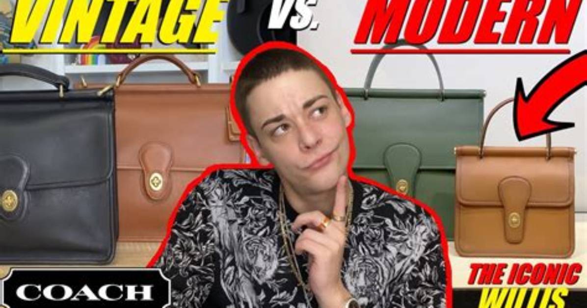Vintage vs Modern Authentication How Coach Bag Details Changed