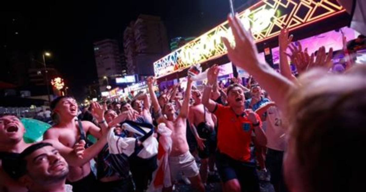 Viral Benidorm England Fan Video Chaos Erupts on X Over