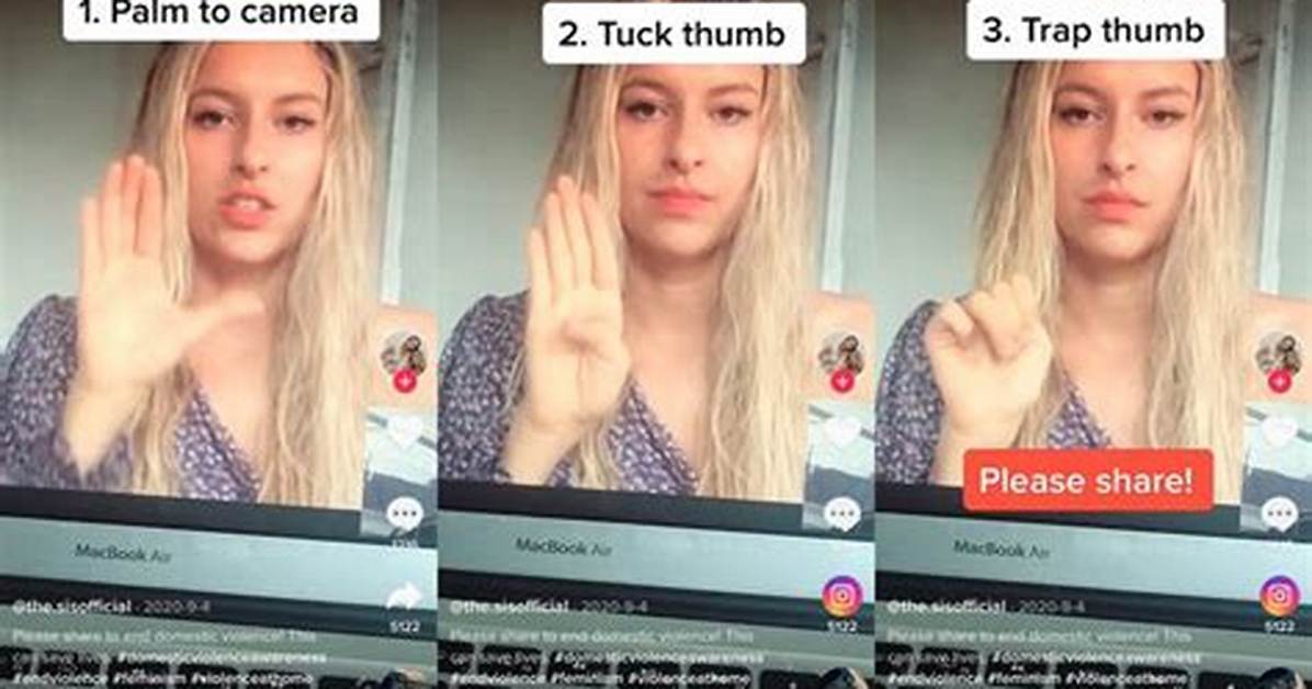 Viral Tiktok Hand Gestures Exposed What