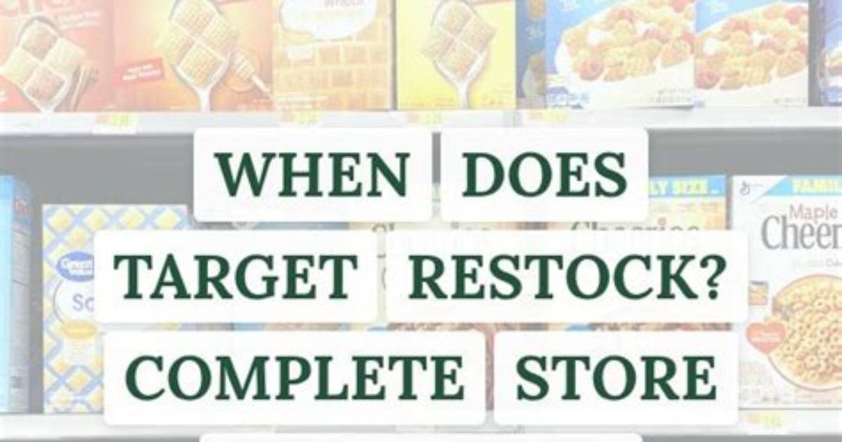 What Days Does Target Restock the Ultimate Shopper S