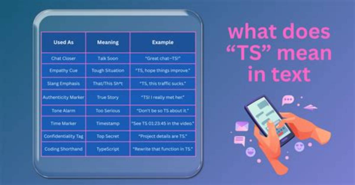 What Does Ts Really Mean in Texts the Vulgar Slang Taking over Your