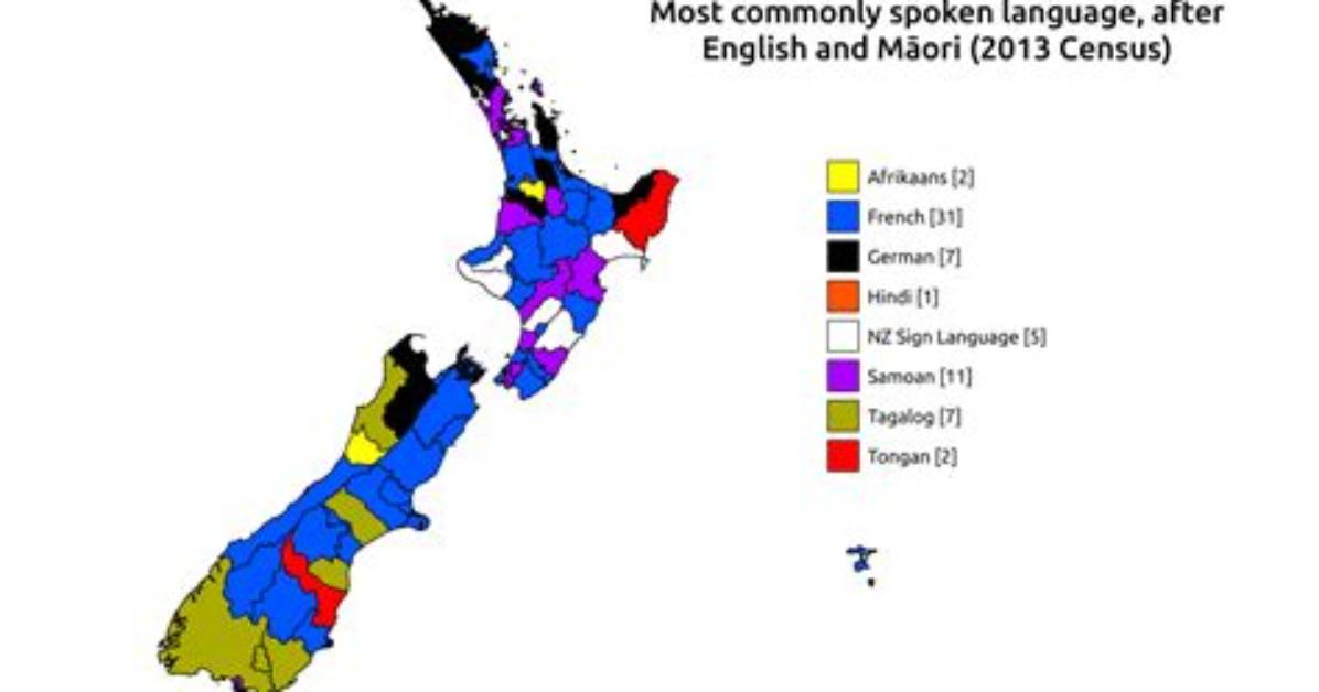 What Language Is Spoken in New Zealand Official Documents Maps And