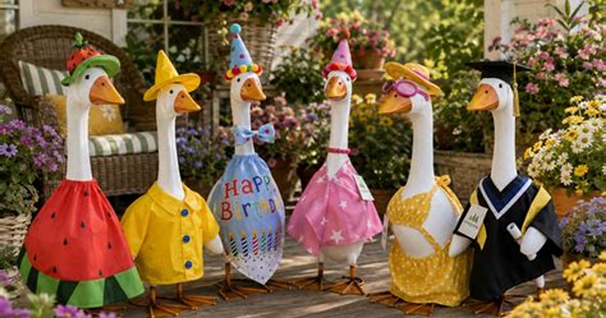 Why Everyone Is Naming Their Porch Goose the Weird Decor Craze Taking Over