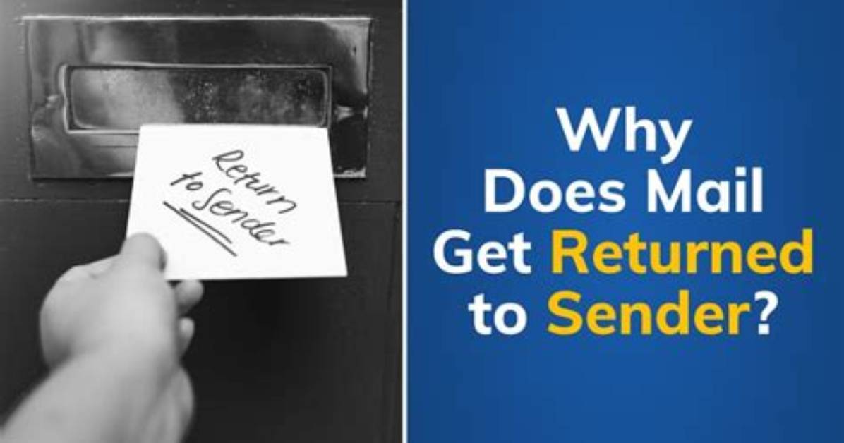 Why Your Mail Gets Returned the Critical from and to Address Mistake You Might Be