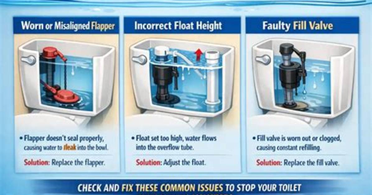 Why Your Toilet Won T Stop Running the 5 Fix Plumbers Often