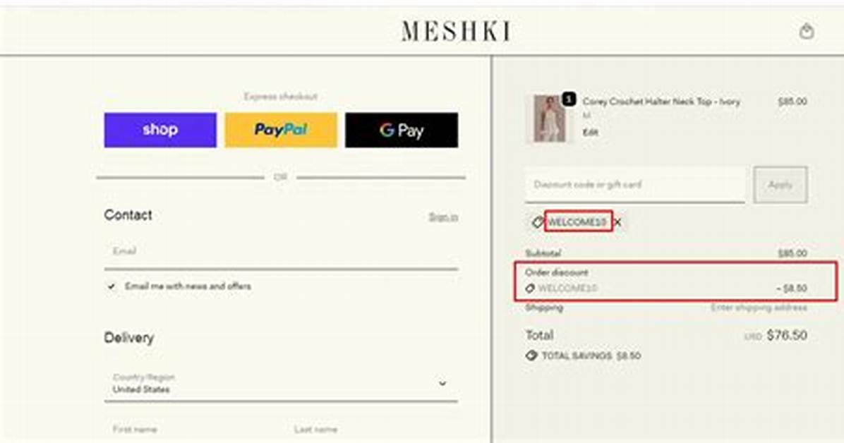 Working Meshki Promo Codes Revealed How to Save Big On