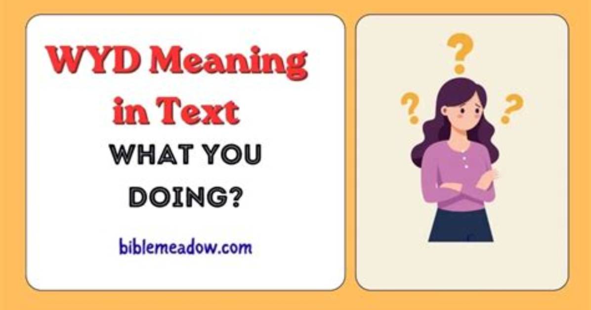 Wyd Meaning in Text the Complete Guide to Acronyms Etiquette And