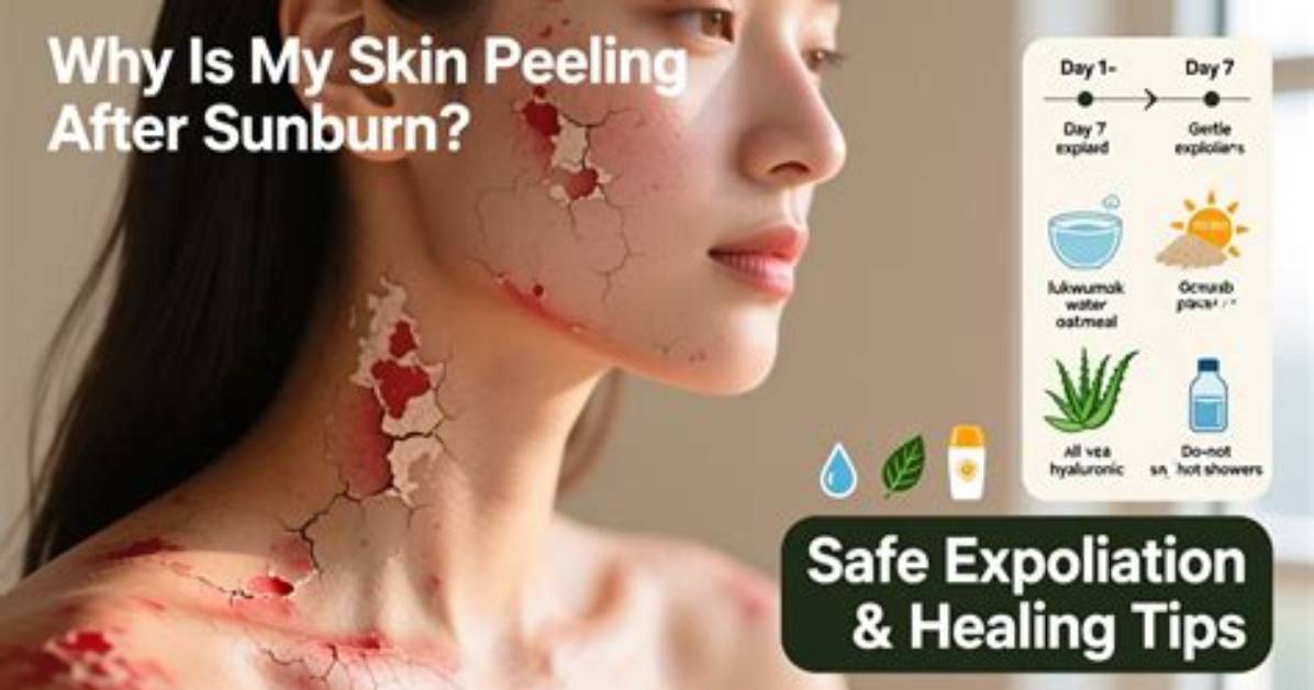 Your Skin Is Peeling After Sunburn Safe Treatments and What To